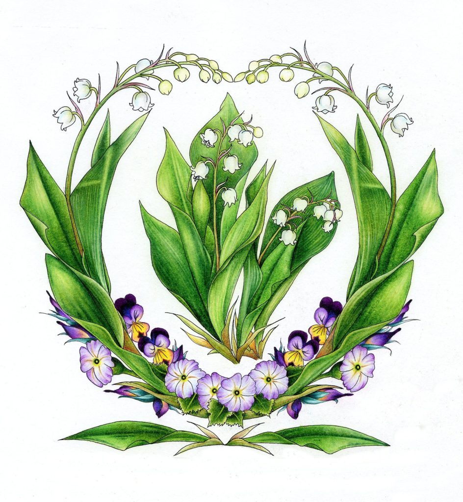Lily of the Valley flower art