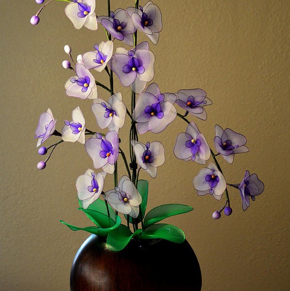 Orchid flower art