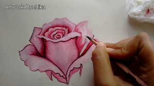 Rose Flower Art